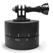 Time-lapse Gimbal Action Camera 360-degree Rotation 60 Minutes Delay Automatic Rotation Gimbal For Hero/9/8/5 Timer ,Easy to Operate