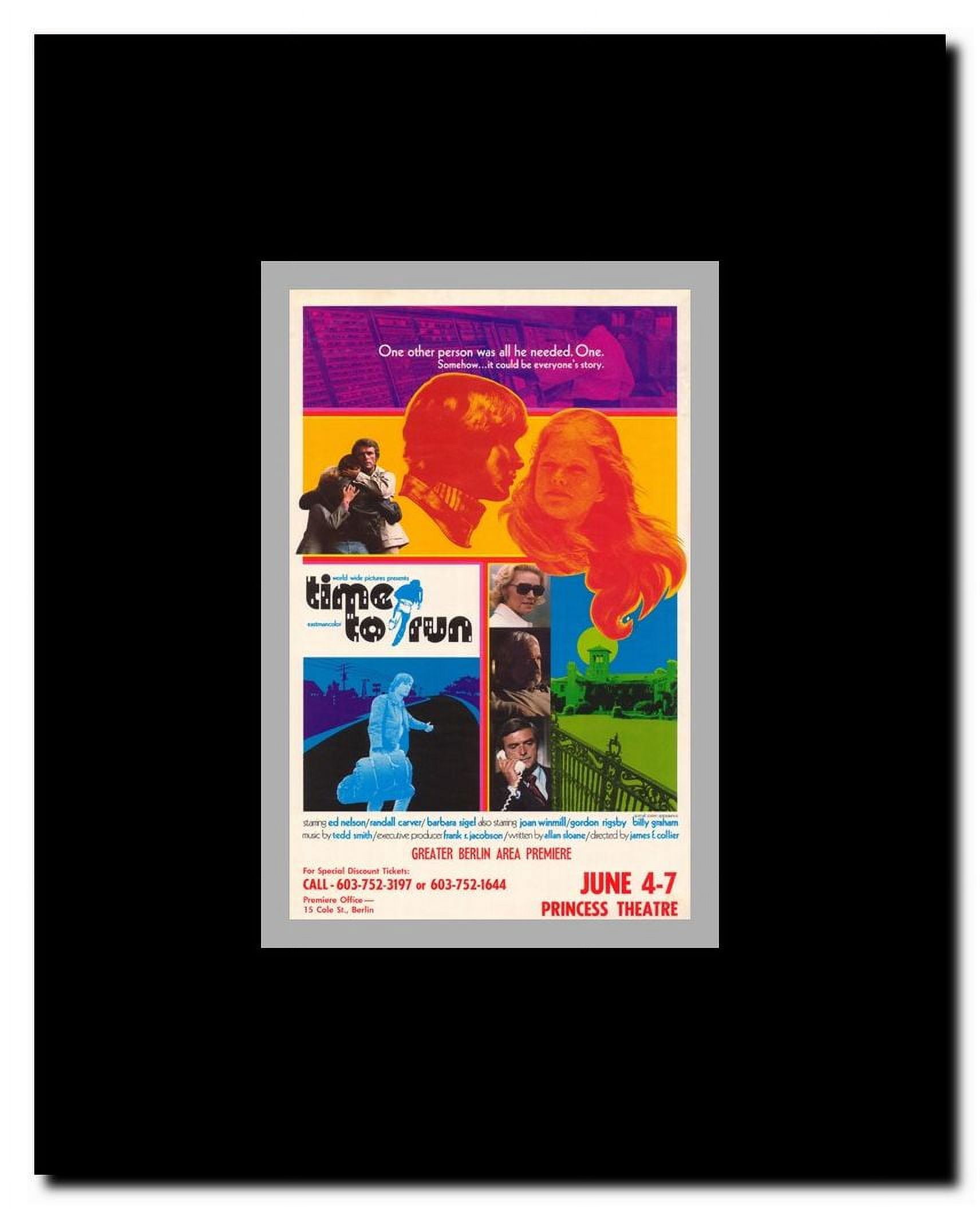 Time to Run Framed Movie Poster