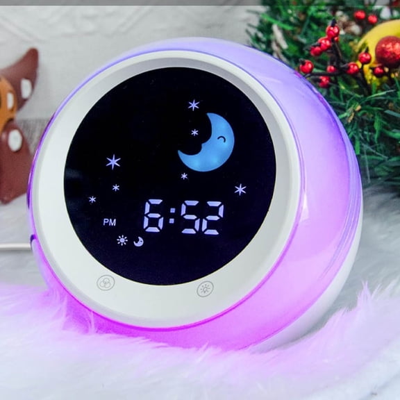Time to Wake Alarm Clock, Sleep Trainer, Wake Up Light, Sleep Sound Machine