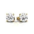 thumbnail image 1 of TimeLe$$ Classics 0.50 Carat TW Lab Grown Round Cut Solitaire Diamond Stud Earrings For Women in 14K Yellow Gold, 1 of 5