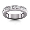 thumbnail image 1 of TimeLe$$ Classics 2 Carat TW Natural Diamond Eternity Band in 14K White Gold (Ring Size 7.5), 1 of 6