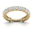 thumbnail image 1 of TimeLe$$ Classics Almost Eternity Band in 14K Yellow Gold with 2 Carat TW Natural Diamonds (Ring Size 4.5), 1 of 6