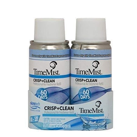 TimeMist Zep Crisp+Clean Refill 2-Pack 3 Ounces TMFB32PK