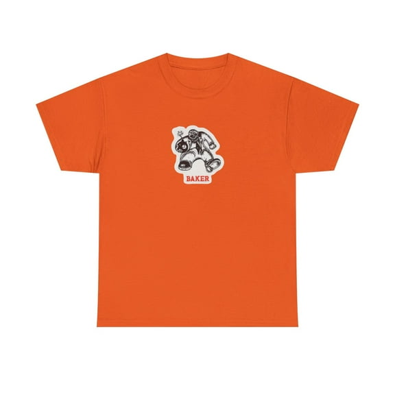 Timebomb Baker Skateboard Skate 00s 2000s Vintage Classic T Shirt Design Print - Orange / 5XL