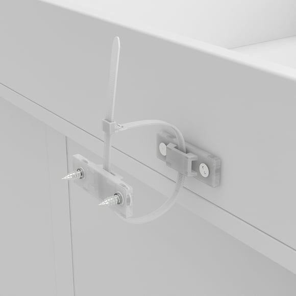 Timechee Baby Changing Table Dresser with 4 Drawers,Shelf Hidden Trash Storage White - 4-drawer