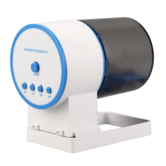 Timed Fish Feeder Automatic Fish Food Dispenser Battery Powered Adjustable Timing Intellect Fish Feeder For Fish Aquariums ,Easy to Install