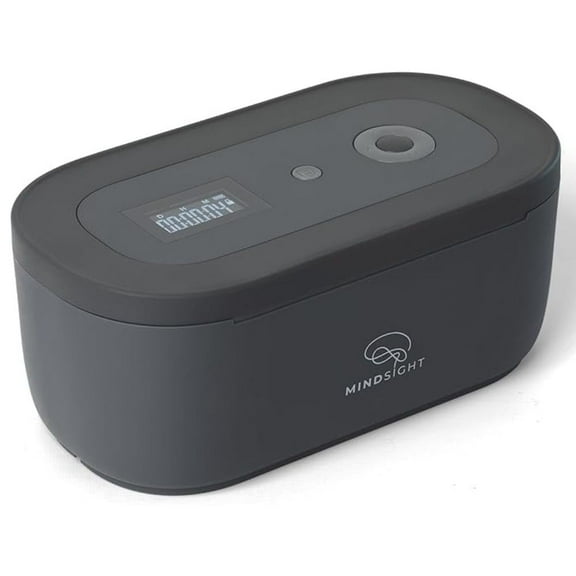 Mindsight Timed Lock Box, Digital Countdown Storage Box with 3 Lock Modes for Phones, Snacks, and Gaming Controllers, Habit and Wellness Tool (Charcoal)