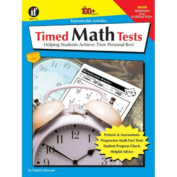 Pre-Owned Timed Math Tests, Addition and Subtraction, Grades 2 - 5 (The 100+ Series™) (Paperback) 0742402266 9780742402263