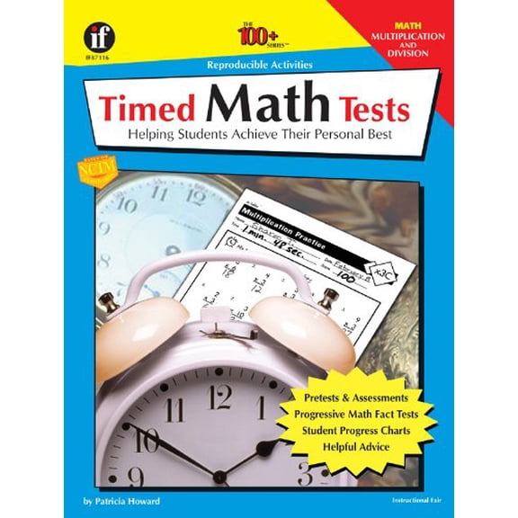 Pre-Owned Timed Math Tests, Multiplication and Division: Helping Students Achieve Their Personal Best (100+) Paperback