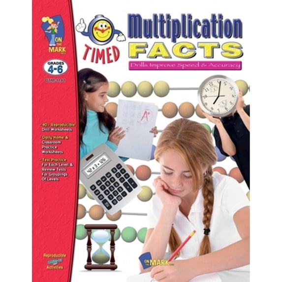 Pre-Owned Timed Multiplication Drill Facts Grades 4-6 (Paperback 9781550358995) by Ruth Solski