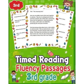 Timed Reading Fluency Passages 3rd Grade: Enhance 3rd-grade reading skills with timed fluency passages. Engaging practic, (Paperback)