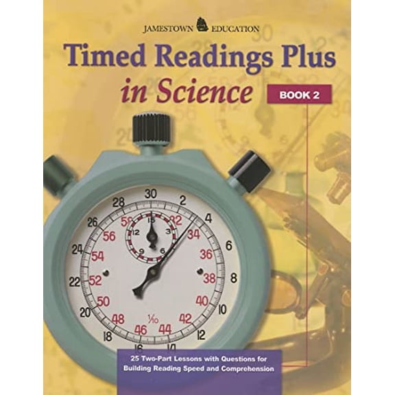 Pre-Owned Timed Readings Plus Science Book 2: 25 Two-Part Lessons with Questions for Building Reading Speed and Comprehension (Paperback) 0078273714 9780078273711