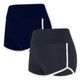 thumbnail image 1 of Timegard 2pc Workout Shorts for Women Athletic High Waist Stretch Slim Fitting Running Yoga Shorts Summer, 1 of 6