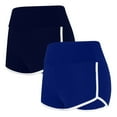 thumbnail image 1 of Timegard 2pc Workout Shorts for Women Athletic High Waist Stretch Slim Fitting Running Yoga Shorts Summer, 1 of 6
