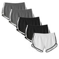 thumbnail image 1 of Timegard 5pc Shorts for Women Elastic Waist Comfy Hot Shorts Candy Color Casual Workout Shorts Summer, 1 of 1