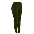 thumbnail image 1 of Timegard Athletic Pants for Women Workout Yoga Leggings Stretch High Waist Butt Lifting Solid Color Trousers, 1 of 8