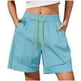 thumbnail image 1 of Timegard Athletic Shorts for Women Wide Leg Loose Track Shorts Drawstring Workout Running Gym Shorts, 1 of 5