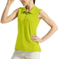 thumbnail image 1 of Timegard Athletic Tops for Women Summer Running Breathable Lapel Neck Tank Tops Casual Fitting Tee Shirts, 1 of 7