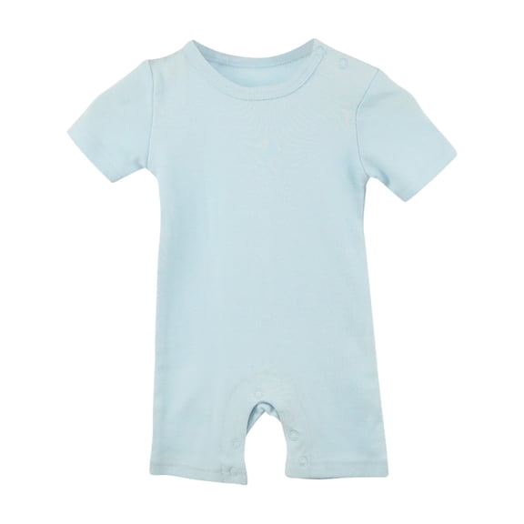 Timegard Baby Boy Girl Clothes Infant Newborn Cotton Onesie Solid Color Comfy Toddler Jumpsuit Summer