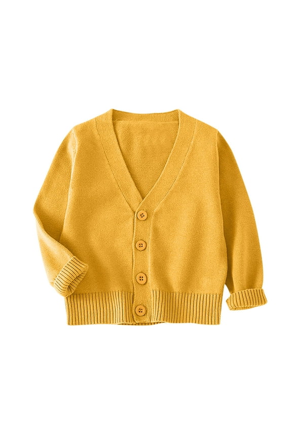 Baby Boys Cardigan Clothes Toddler Button down Cute Comfy Sweater Coat Long Sleeve Knit Jackets
