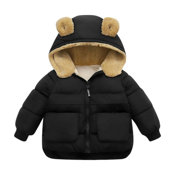 Timegard Baby Boys Girls Clothes Winter Fleece Zip up Hoodies Outwear Toddler Cute Comfy Thick Coat Unisex