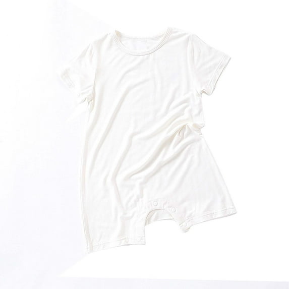 Timegard Baby Clothes Boy Girl Short Sleeve Infant Bodysuit 1 Piece Toddler Outfit Unisex Clothing