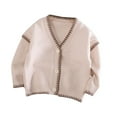 thumbnail image 1 of Timegard Baby Clothes Infant Button Cardigan Boys Girls Warm Coat Fall Winter Open Front Kids Sweater, 1 of 3