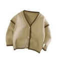 thumbnail image 1 of Timegard Baby Clothes Infant Button Cardigan Boys Girls Warm Coat Fall Winter Open Front Kids Sweater, 1 of 3