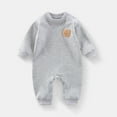 thumbnail image 1 of Timegard Baby Clothes Newborn Boys Girls Lightfleece Button Toddler Comfy Onesie Rompers Fall Winter Fashion, 1 of 3