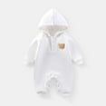 thumbnail image 1 of Timegard Baby Clothes Toddler Boy Girls Button Cute Hoodies Onesie Infant Cotton Comfy Rompers Clothing, 1 of 3
