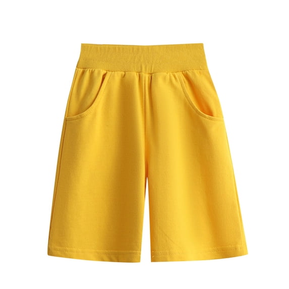 Timegard Baby Clothes Unisex Toddler Comfy Sweat Shorts Loose Boy Girls Workout Shorts Solid Color