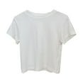 thumbnail image 1 of Timegard Baby Clothes Unisex Toddler Cotton Comfy Basic Tee Shirts Boy Girls Loose Short Sleeve Tops, 1 of 3