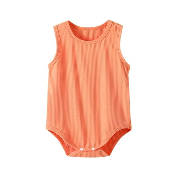 Timegard Baby Clothes Unisex Toddler Sleeveless Boy Girls Onesie Newborn Infant Comfy Homewear Rompers