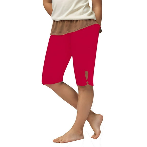 Timegard Baby Clothes for Girls Toddler Cute Comfy Knee Length Leggings Casual Cropped Yoga Gym Pants