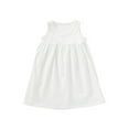 thumbnail image 1 of Timegard Baby Girl Clothes Sleeveless Ruffle Dresses Comfy Cotton Solid Color Toddler Clothing Casual, 1 of 7