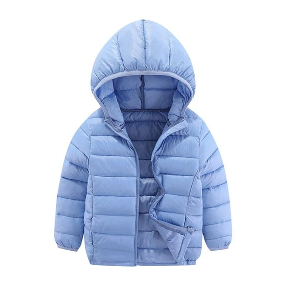 Timegard Baby Winter Clothes Unisex down Jacket Warm Zip up Hoodies Coat Boys Girls Comfy Outwear
