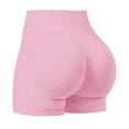 thumbnail image 1 of Timegard Biker Shorts Women Seamless Butt Lifting High Waist Stretch Workout Running Shorts for Cycling, 1 of 4