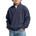 thumbnail image 1 of Timegard Boys Clothes Fall Winter Kids Zip up Jackets Stand Collared Long Sleeve Casual Coat Outwear Clothing, 1 of 5