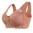 thumbnail image 1 of Timegard Bras for Women No Underwire Front Closure Plus Size Lace Bras Comfort Daily Bras with Support, 1 of 2