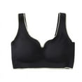 thumbnail image 1 of Timegard Bras for Women No Underwire Wide Strap High Support Undershirts Comfy Daily Padded Sport Bras, 1 of 5