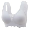 thumbnail image 1 of Timegard Bras for Women Seamless No Underwire Ruffle Bottom Full Coverage Soft Comfort Everyday Bra, 1 of 2
