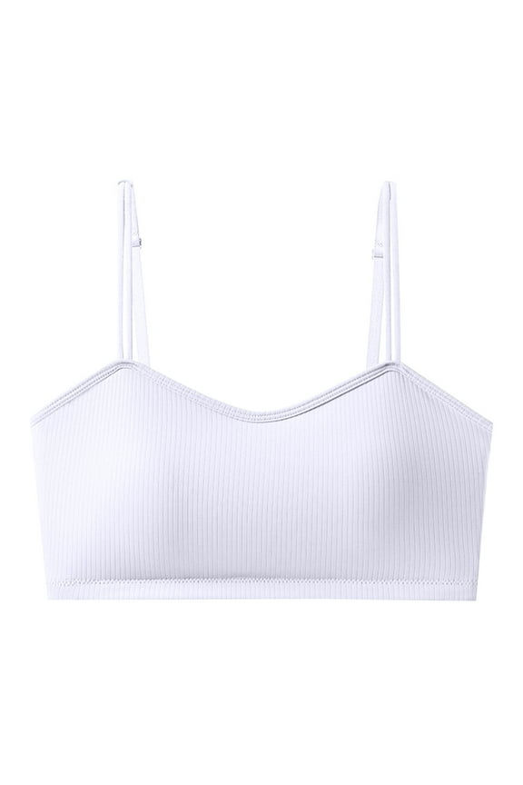 Bras for Women Spaghetti Strap Back Smoothing Breathable No Underwire Comfy Thin Daily Bras