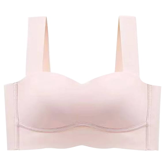 Timegard Bras for Women Wide Strap Comfy Breathable Summer Stretch Seamless Push up Bras with Support