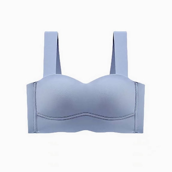 Timegard Bras for Women Wide Strap Comfy Breathable Summer Stretch Seamless Push up Bras with Support