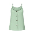 thumbnail image 1 of Timegard Camisole Tops for Women Summer Scoop Neck Button Solid Color Sleeveless Slim Fitting Tank Tops, 1 of 5