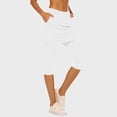 thumbnail image 1 of 2 in 1 Skirted Leggings for Women Capri Leggings Golf Tennis Pants Skirts with Pockets for Running Workout Active, 1 of 7