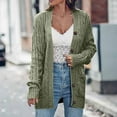 thumbnail image 1 of Timegard Cardigan Sweaters for Women Plus Size Button up Comfy Mid Long Knit Jackets Pockets Fashion, 1 of 7