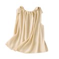 thumbnail image 1 of Timegard Crop Tank Tops for Women Crew Neck Tie Flowy Beach Wear Casual Loose Sleeveless Top Blouse, 1 of 5