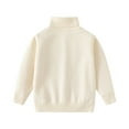 thumbnail image 1 of Timegard Fall Baby Clothes Kids High Neck Knit Comfy Pullover Boy Girls Casual Warm Tops Clothing Fashion, 1 of 3
