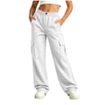 thumbnail image 1 of Timegard Fall Clothes for Girls Boys Lightweight Sweatpants Cargo Unisex Baggy Comfy Elastic Waist Kids Casual Pants, 1 of 9